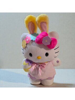Authentic 2026 Sanrio Hello Kitty Easter Bunny Animated Musical Side Stepper